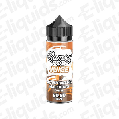 Ramsey E-Liquids Ramsey Pod Juice 100ml Shortfill Salted Caramel Macchiato