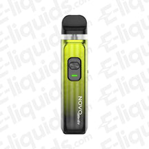 Smok Novo Master Pod Kit in vibrant green and black, featuring a compact design and adjustable airflow for an enhanced vaping experience.