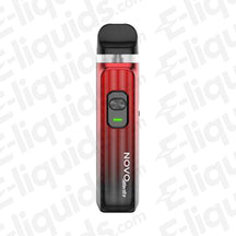 Smok Novo Master Pod Kit in red and black, featuring adjustable airflow and a compact design for ultimate vaping experience.