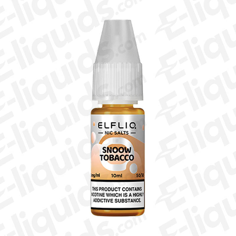 elf bar snoow tobacco liquid ELFLIQ Snoow Tobacco Nic Salt