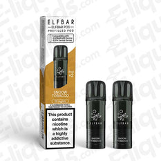 Elfbar 600 20mg Prefilled Pods Snoow Tobacco
