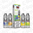 IVG Salts Soda Edition 4 in 1 Nic Salt e-liquid bundle featuring Blue Razz Lemonade, Fizzy Cola, Fizzy Lemon, Lemon and Lime.