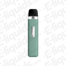 Geekvape Sonder Q Vape Pod Kit in mint green color, compact and portable for easy vaping on the go.