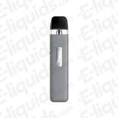 Geekvape Sonder Q vape pod kit in sleek gray design, compact and portable for on-the-go vaping.