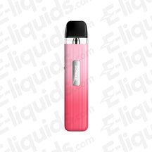 Geekvape Sonder Q Vape Pod Kit in pink, compact design for portable vaping on the go.
