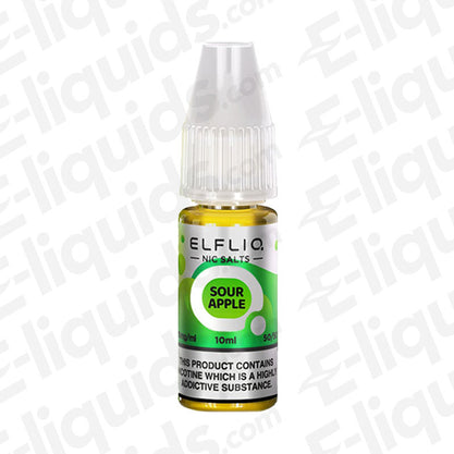 Elfliq Sour Apple 20mg Nic Salt E-liquid