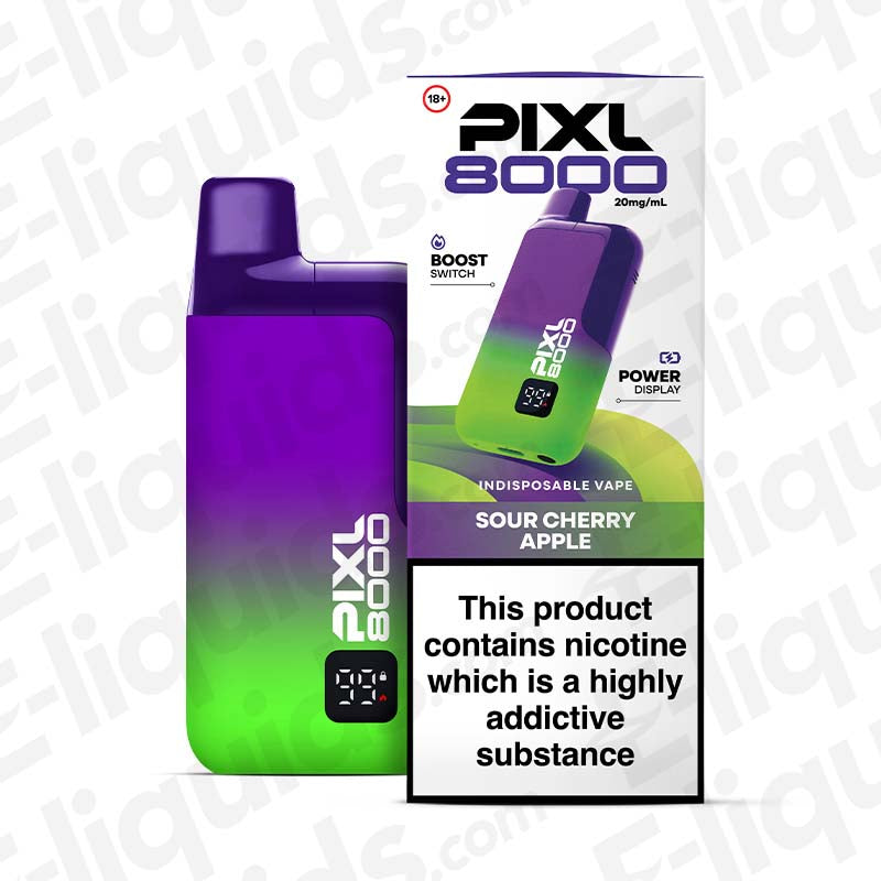 エイプリルページ PIXL 8000 Sour Cherry Apple Prefilled Pod Kit | E-liquids.com