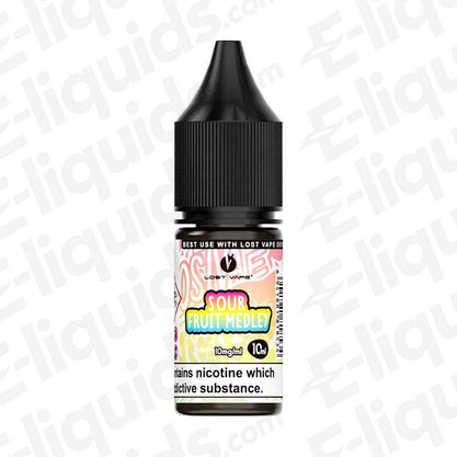 Sour Fruit Medley Bar Salts 10mg Nic Salt E-liquid bottle by Lost Vape, perfect for MTL vaping.