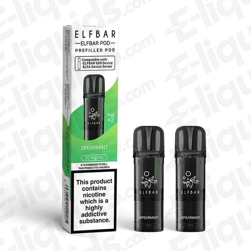 elfbar elfa master akku ELF BAR 600 Spearmint Prefilled Pod