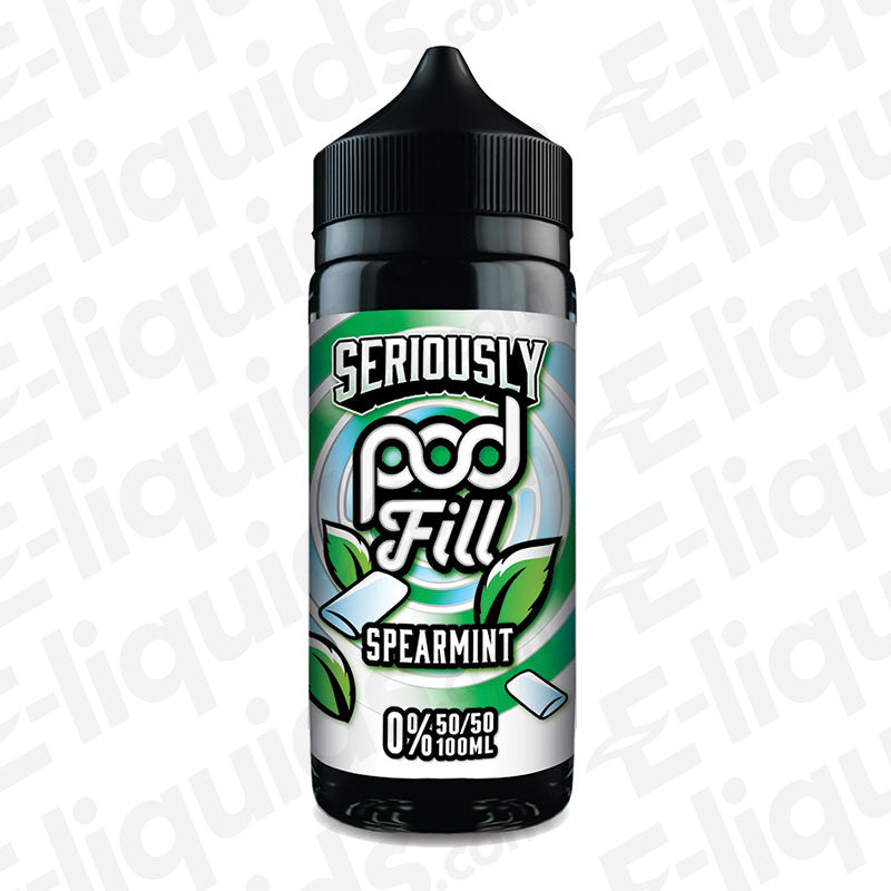spearmint juice vape Doozy Vape Co Spearmint Seriously Podfill Shortfill 100ml Shortfill Va