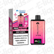 Hayati Pro Ultra 20mg Prefilled Pod Kit Straw Cranberry Cherry and Cherry Ice