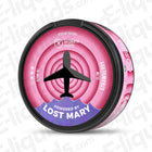 Strawberry Airplane Mode nicotine pouches by Lost Mary, 18mg/g, 20 pouches per can, tobacco-free.