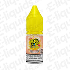 Big Bold Creamy Strawberry Banana Nic Salts E-liquid 10ml bottle with yellow cap