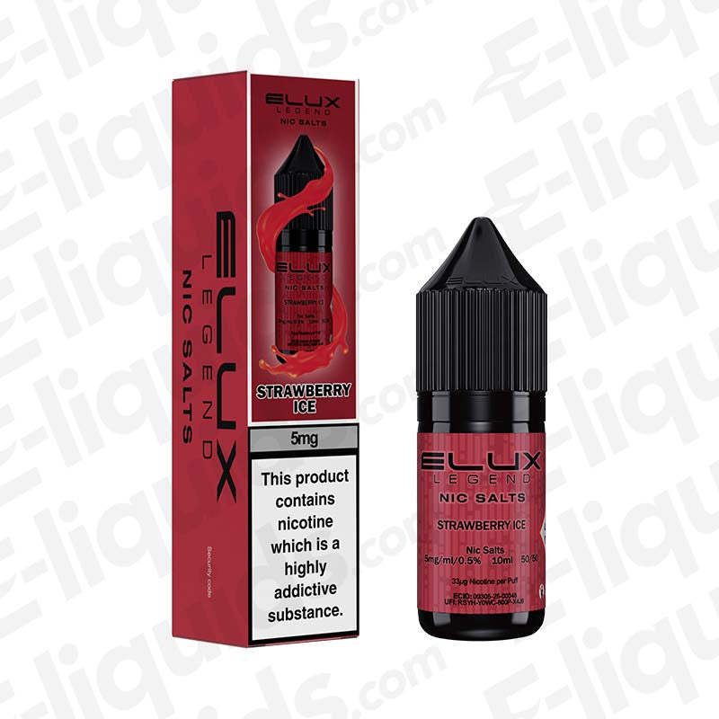 Elux Legend Strawberry Ice Nic Salt | Frosted Elux Legend Strawberry Ice Nic Salt | Frosted