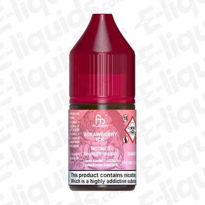 Fumot Strawberry Ice RandM 7000 Nic Salt E-liquid in 20mg strength, featuring a vibrant red bottle design.