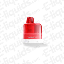 HULA Strawberry Kiwi Prefilled Pod, 2ml capacity, featuring vibrant red design for MTL vaping.