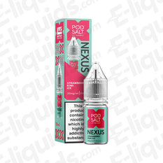 Nexus Pod Salt Strawberry Kiwi Ice 20mg Nic Salt E-liquid
