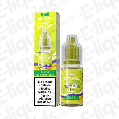 Strawberry Kiwi Nic Salt E-liquid by SKE Crystal in vibrant packaging, featuring a fruity blend for a satisfying vape.