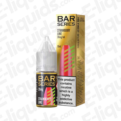 Bar Series Gold Edition Strawberry Lime 20mg Nic Salt E-liquid