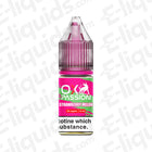 Strawberry Melon OX Passion Nic Salt E-liquid by OXVA, 10ml bottle showcasing fruity strawberry and melon flavors, 20mg nicotine strength.