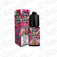 Doozy Temptations Strawberry Milk Nic Salt E-liquid bottle and box, 20mg, 10ml size, 50/50 VG PG ratio, fruity creamy flavour.
