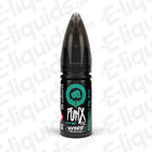 Strawberry and Pink Apple Punx Hybrid Salt E-liquid by Riot Squad in a 10ml bottle with a black tip.