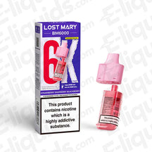 Lost Mary BM6000 20mg Prefilled Pod Kit Strawberry Raspberry Blackberry