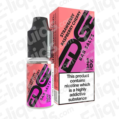 EDGE Bar Salts Strawberry Raspberry Cherry 10mg Nic Salt E-liquid