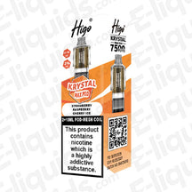 Higo Krystal Max Strawberry Raspberry Cherry Ice 20mg Prefilled Pods