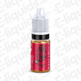 Ohm Brew Strawberry Storm Nic Salt E-liquid bottle, 10ml, featuring a fruit strawberry flavor for pod and starter kits.