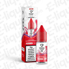 Crystal Clear Bar Strawberry Watermelon Bubblegum Nic Salt 20mg in a bottle with box, perfect for sweet cravings.