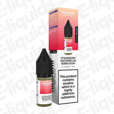 Nicorefill Nic Salts Strawberry Watermelon Bubblegum 20mg Nic Salt E-liquid