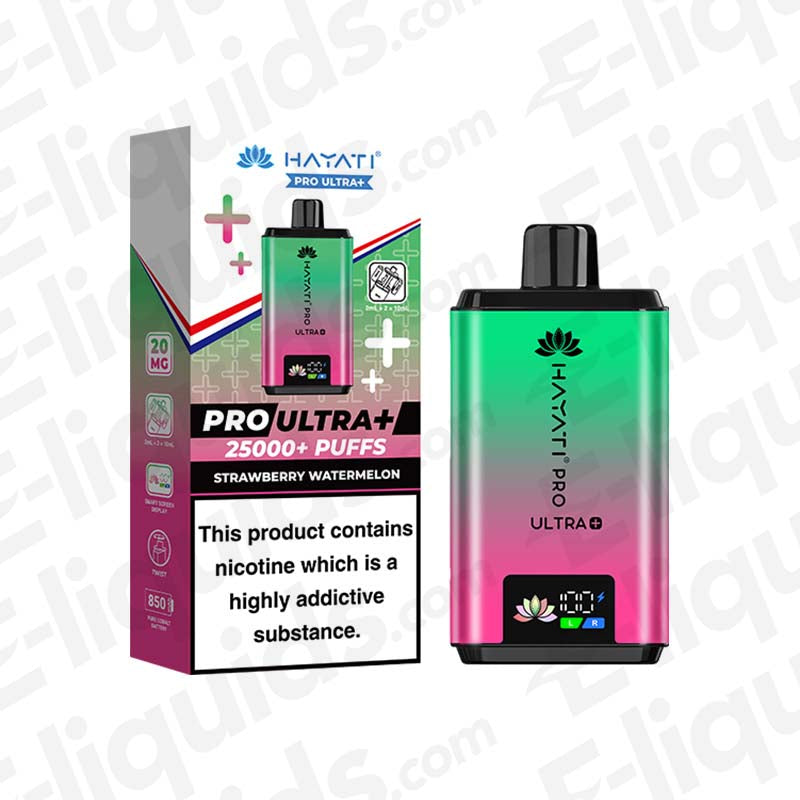 Hayati Pro Ultra 25k Strawberry Watermelon Prefilled Pod Kit | E-liquids.com Hayati Pro Ultra 25k Strawberry Watermelon Prefilled Pod Kit | E-liquids.com