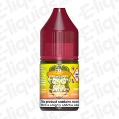 Strawberry Watermelon Lemonade RandM 7000 Nic Salt E-liquid by Fumot in a red bottle