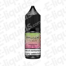 Elux Legend Strawberry Kiwi Nic Salt E-Liquid bottle with 10mg and 20mg nicotine strengths, 50/50 PG/VG ratio.