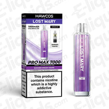 HAWCOS x Lost Mary Pro Max 7000 20mg Prefilled Pod Kit Summer Dream Grape