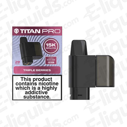 Titan Pro Triple Berries 20mg Prefilled Pods