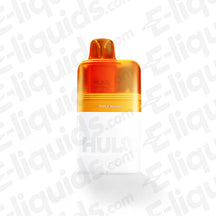 HULA Triple Mango Prefilled Pod Kit, rechargeable vape delivering 7000 puffs, compliance-ready legal big puff option.