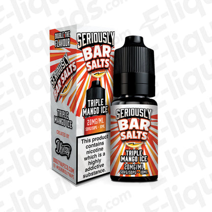 Doozy Vape Co Seriously Bar Salts Triple Mango Ice 20mg Nic Salt E-liquid
