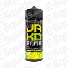 Unreal 3 Pineapple Lemon Lime Shortfill E-liquid by JackD in a 100ml bottle for a fruity vaping experience.