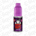 Vamp Toes E-liquid by Vampire Vape, 10ml bottle with blackcurrant and grape flavor, 60PG/40VG blend, 0mg nicotine strength.