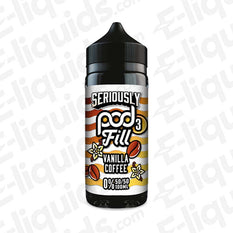 Vanilla Coffee Seriously Pod Fill 3 Shortfill E-liquid by Doozy Vape Co