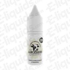 Lancashire Creamery Vanilla Milkshake Wafers 20mg Nic Salt E-liquid
