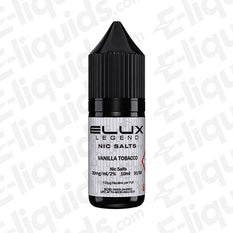 Elux Legend Vanilla Tobacco Nic Salt E-liquid bottle featuring rich tobacco and creamy vanilla flavors.
