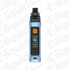 Vaporesso Armour G Vape Pod Kit in blue, showcasing adjustable wattage and sleek design for optimal vaping performance.