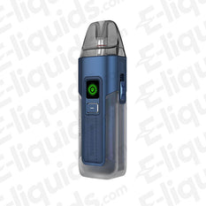 Vaporesso Luxe X2 Vape Pod Kit in blue, featuring advanced COREX 2.0 technology for enhanced flavor and 2000mAh battery.