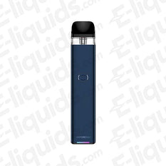 Vaporesso XROS 3 Navy Blue Vape Pod Kit with built-in 1000mAh battery and refillable 2ml pod, ideal for novice vapers.