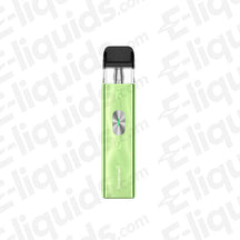 Vaporesso XROS 4 Mini Pod Kit in green, showcasing sleek design and advanced vaping features.