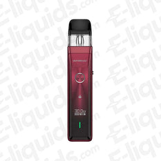 Vaporesso XROS Pro Pod Kit in red color with adjustable power up to 30W and refillable pod for easy vaping.