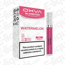 OXVA Slimstick Watermelon Prefilled Pod with sweet watermelon flavour in white and pink packaging.
